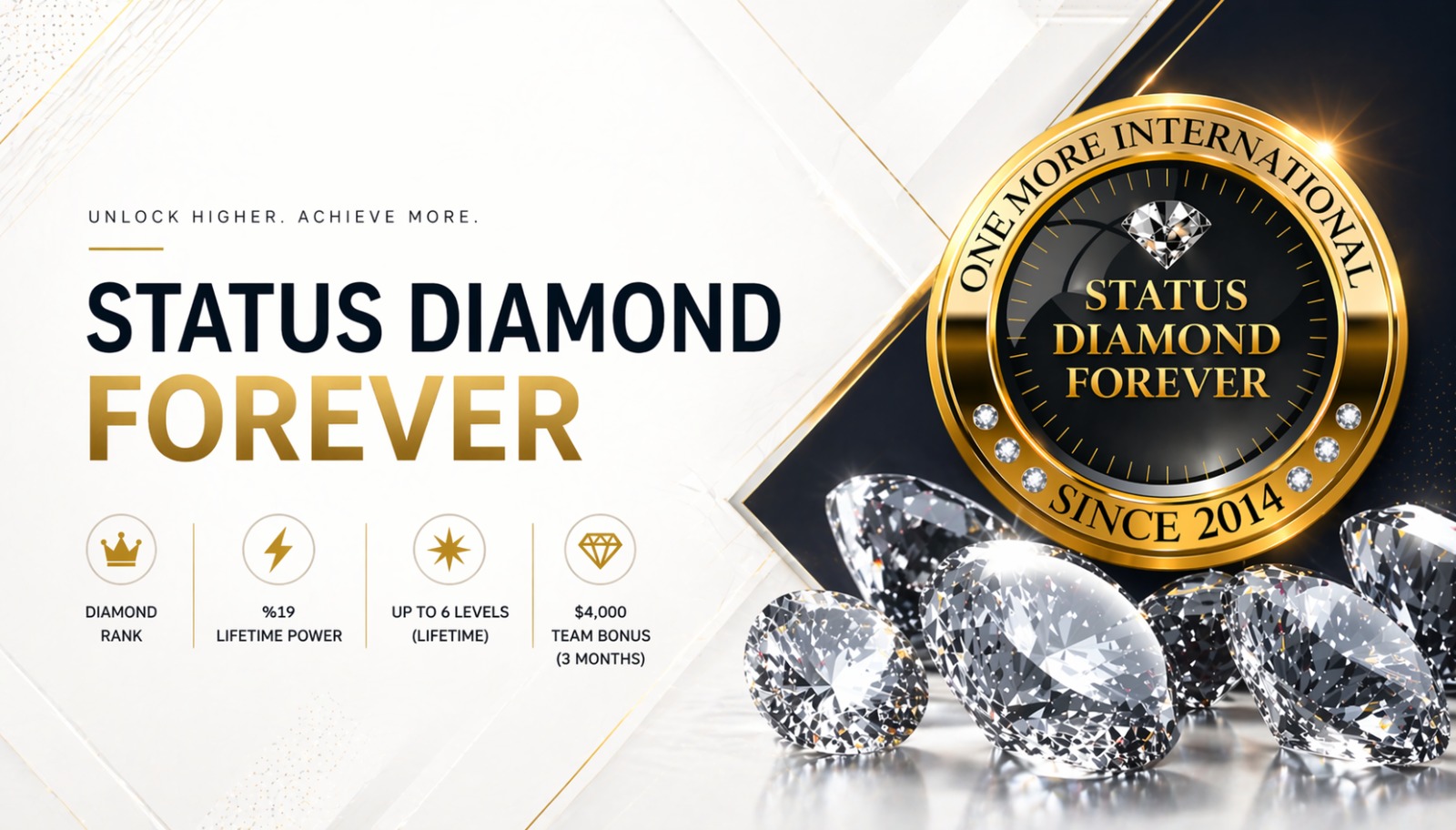 Pack Status Diamante Forever One More International